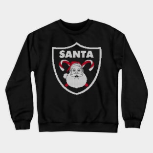 santa face ugly christmas Crewneck Sweatshirt